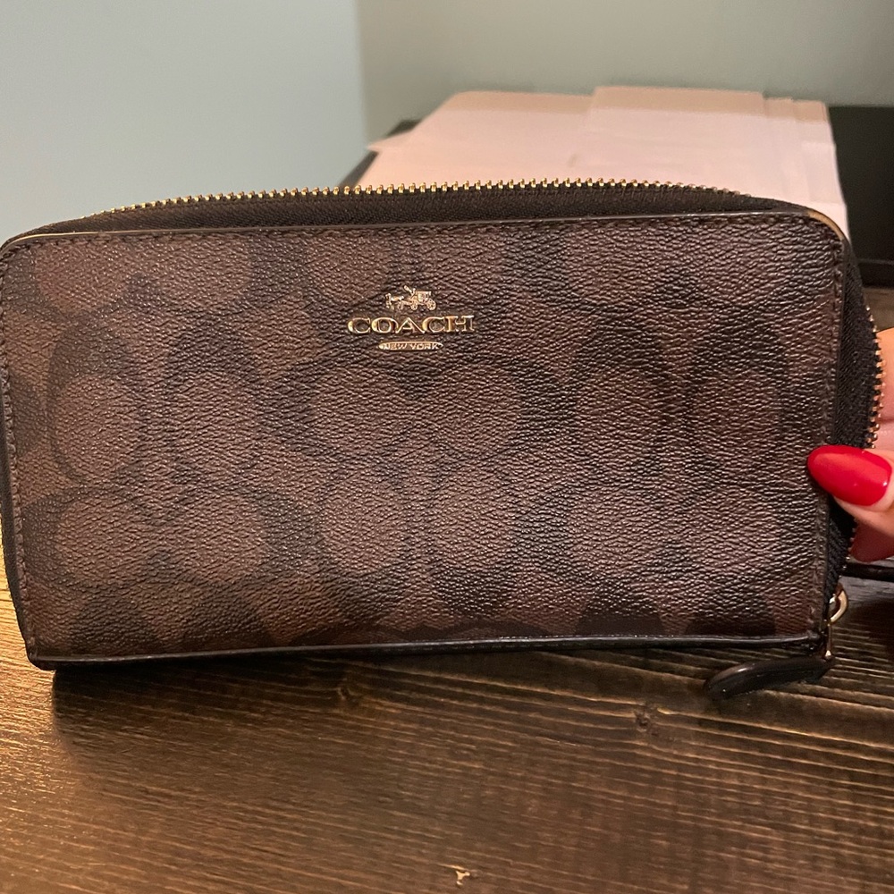 Coach Brown Signature Wallet